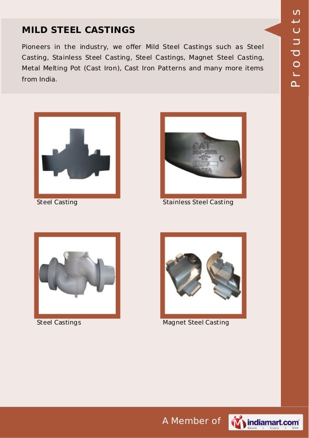 Mild Steel Castings by Rukmani nonferrousindustries