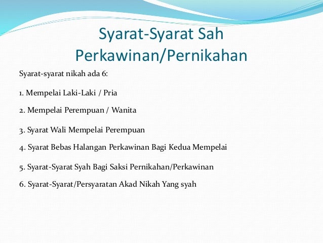 Rukun Nikah