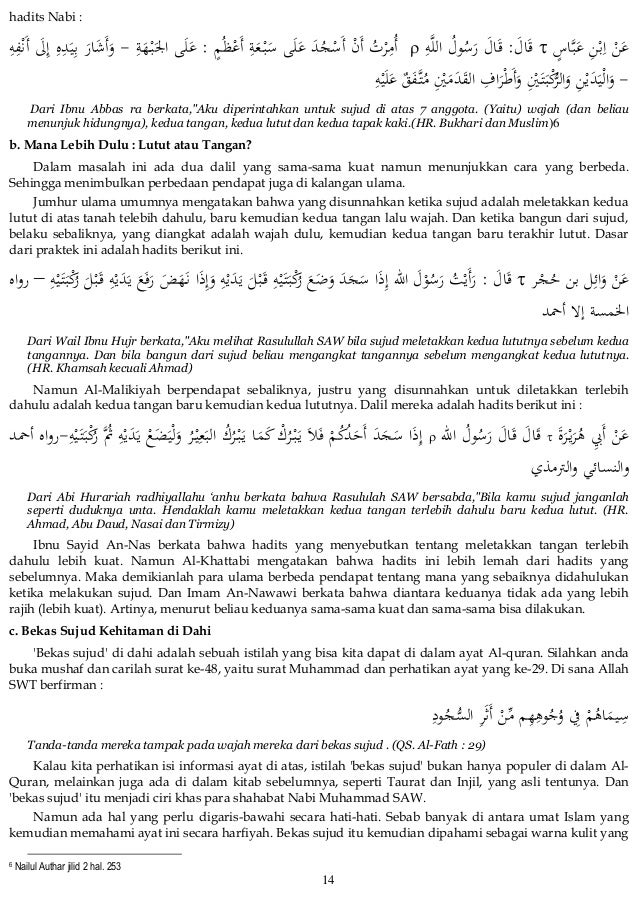 Rukun Shalat Rukun Shalat