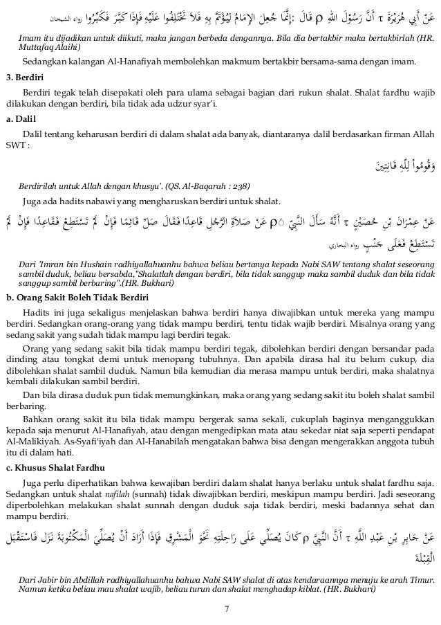Rukun Shalat