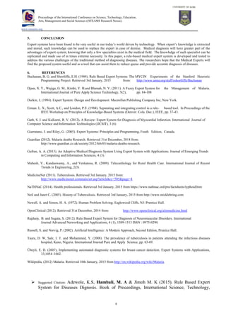 Rule-Based Expert System for Accurate Disease Diagnosis and Healthcare ...