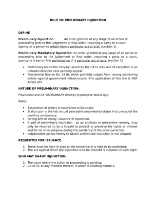 Remedial Law Rule 58 estopia notes part1 PDF
