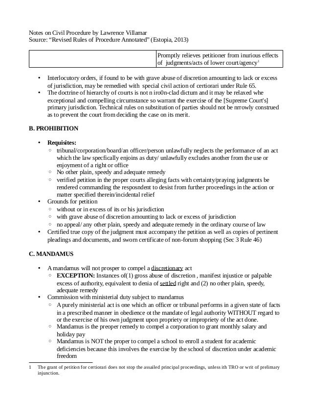 rules on civil procedure rule 65 certiorari petition for writ of certiorari form