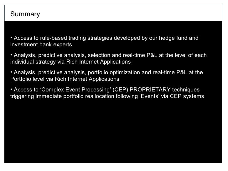 Portfolio optimization trading strategies