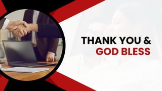 THANK YOU &
GOD BLESS
 