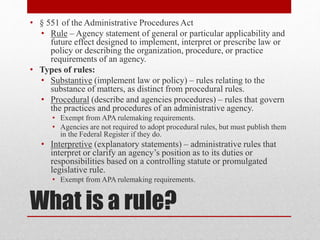 Rulemaking | PPTX