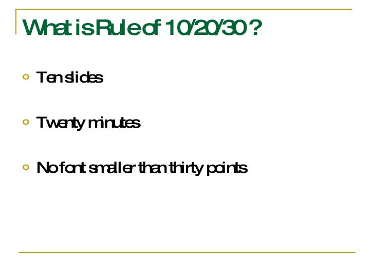 the ten times rule the ten times rule