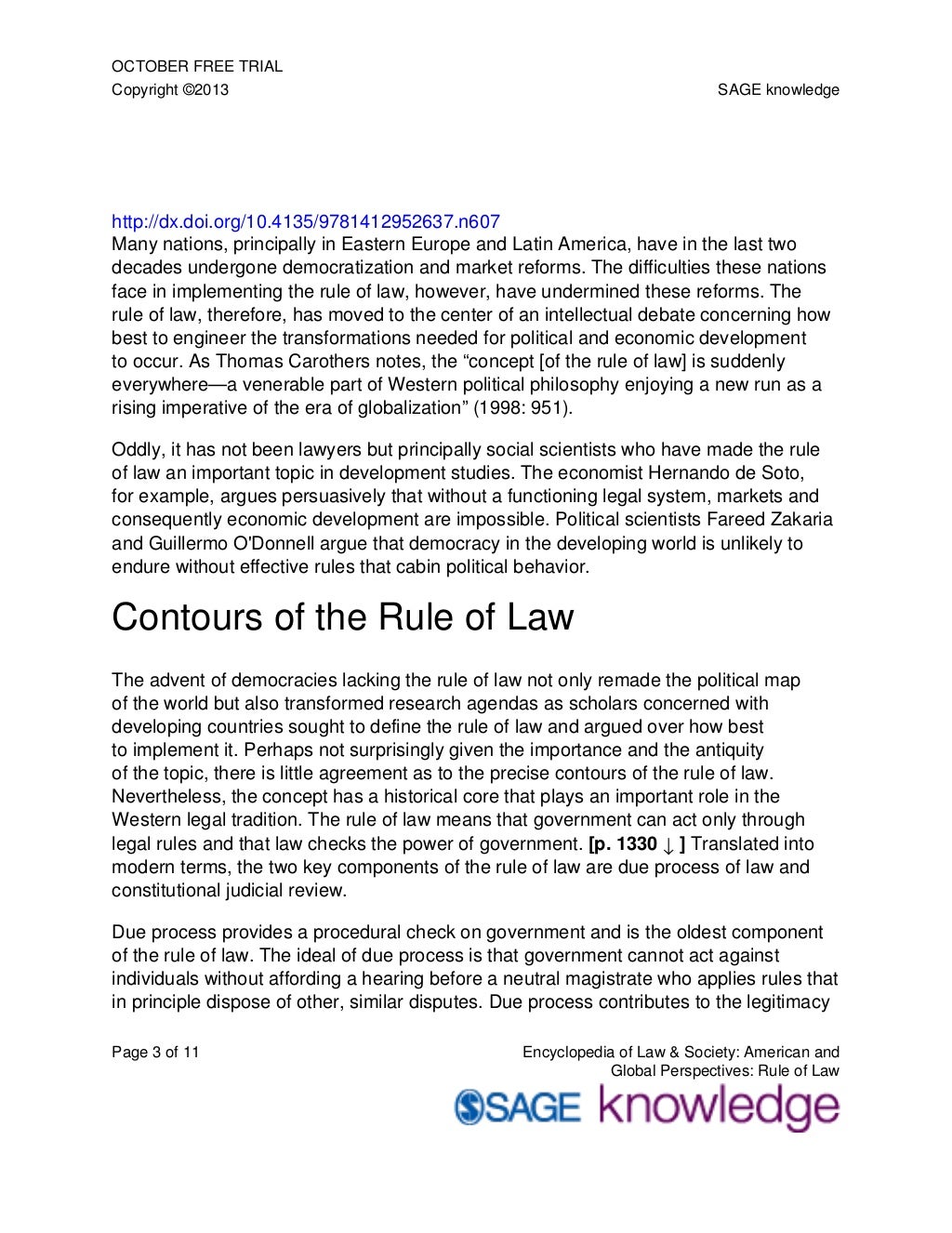 Rule of law (1)
