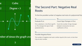 RULE OF SIGN: introduction and tables of a function | PPTX