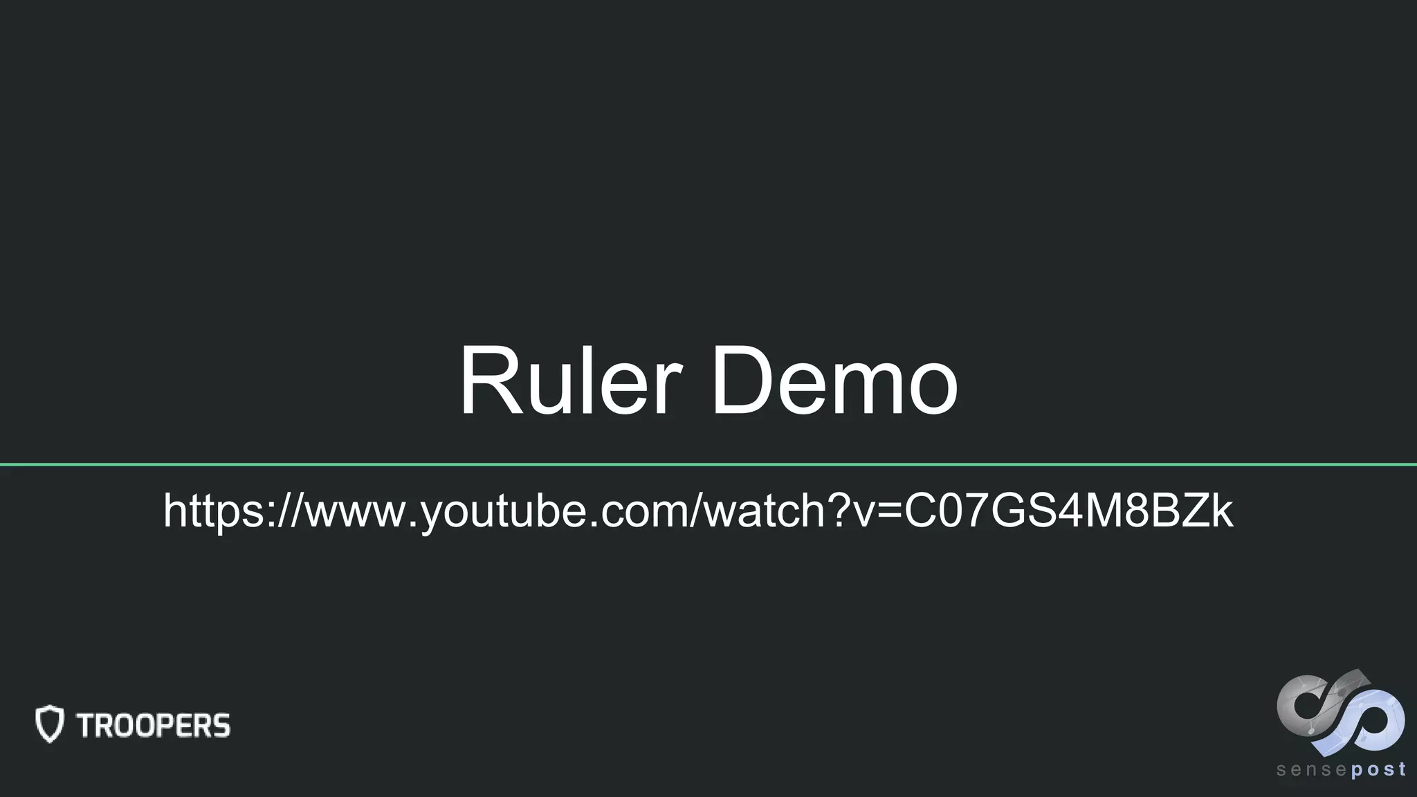 Ruler Demo
https://www.youtube.com/watch?v=C07GS4M8BZk
 