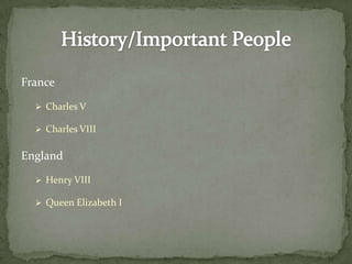 France Renaissance Ruler Timeline Rulers of the renaissance | PPTX