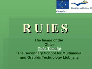 RUlES The Image of the  Other Tjaša Tomažič The Secondary School for Multimedia and Graphic Technology Ljubljana 