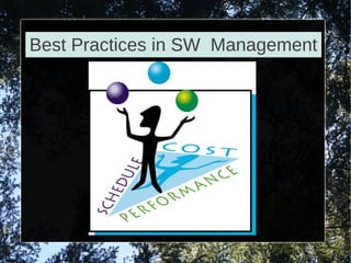 Best Practices in SW Management
 