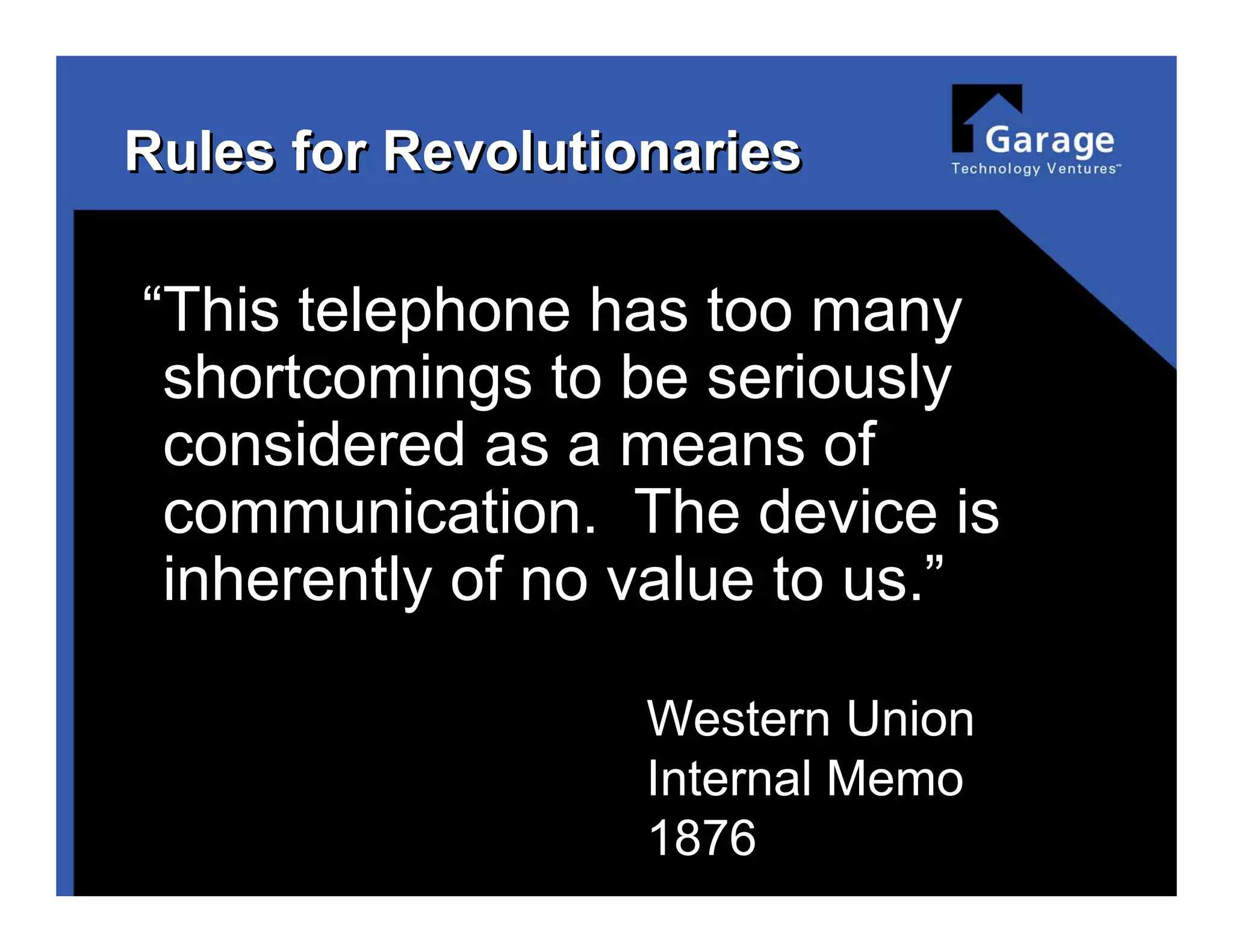 Rules for Revolutionaries