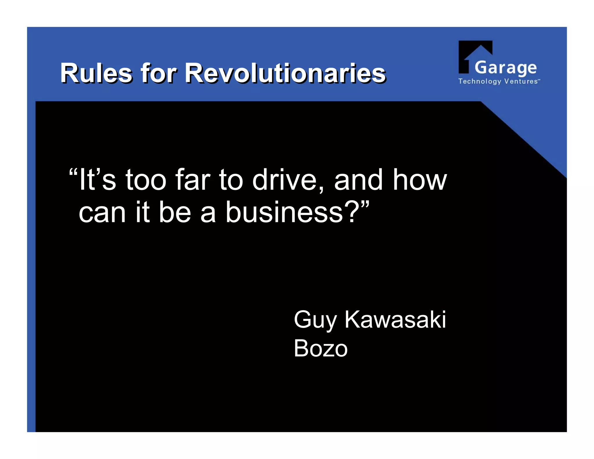 Rules for Revolutionaries