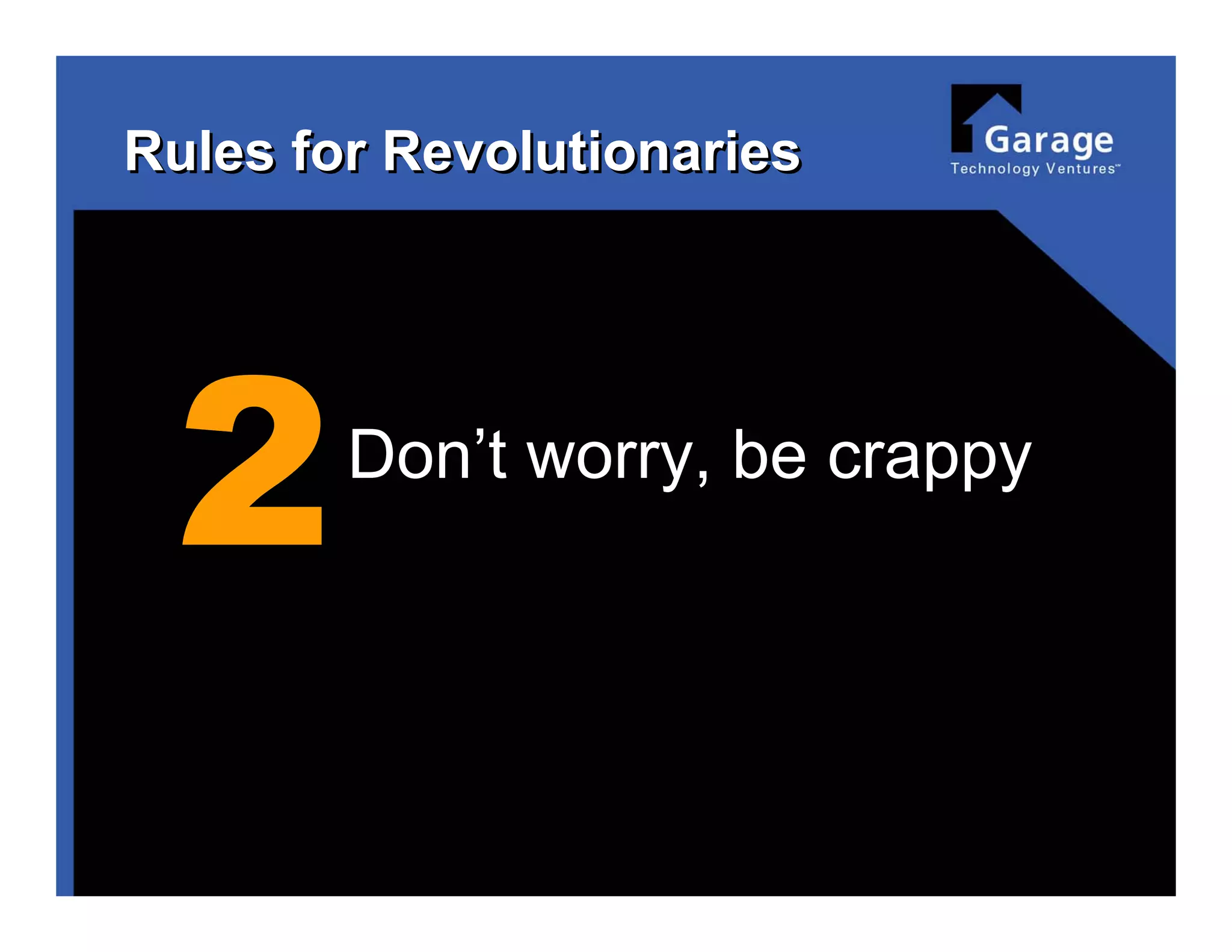Rules for Revolutionaries
