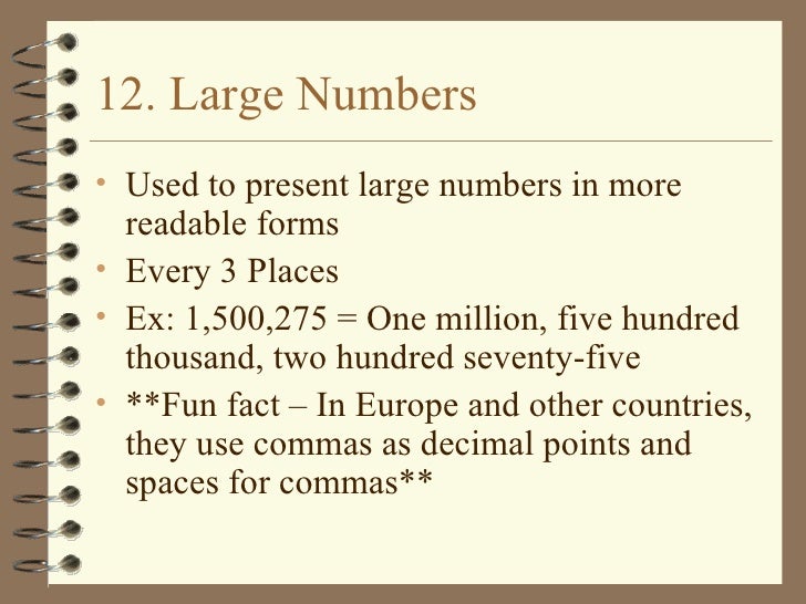 when is a comma used