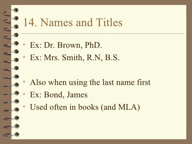 Rules of Comma Usage