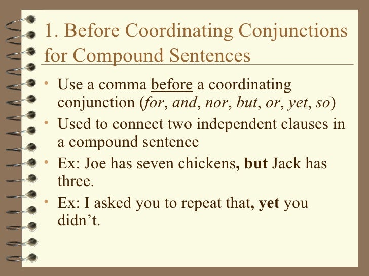 when to use a comma before but