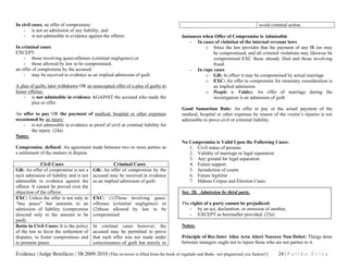 RULES OF EVIDENCE, INCLUDED EXAMPLES AND DEFINITION | PDF