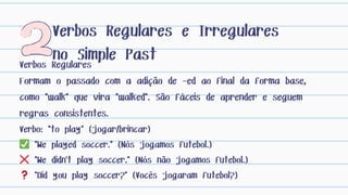 Rules Simple Past. Regras passado simplespdf | PDF