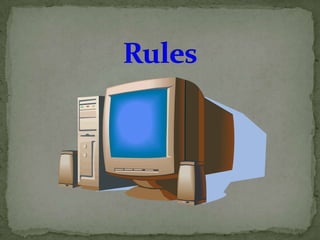Computer Lab Rules and Procedures | PPT