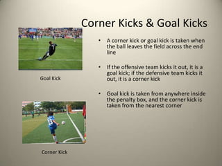 Rules and regulations of soccer PPT