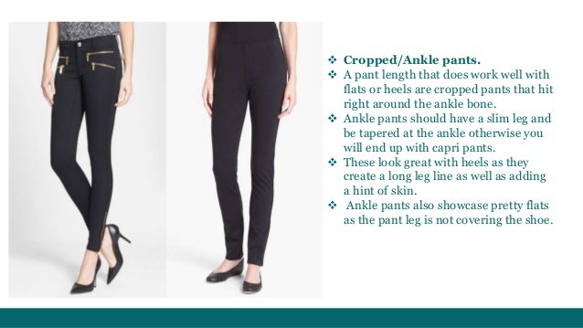 Rules for women trouser length