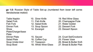 Table Rulse Rules in setting table.pptx