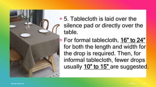 Tablecloth Drop Example rulesinsettingtable.pptx