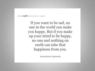 Rules of a lady 6