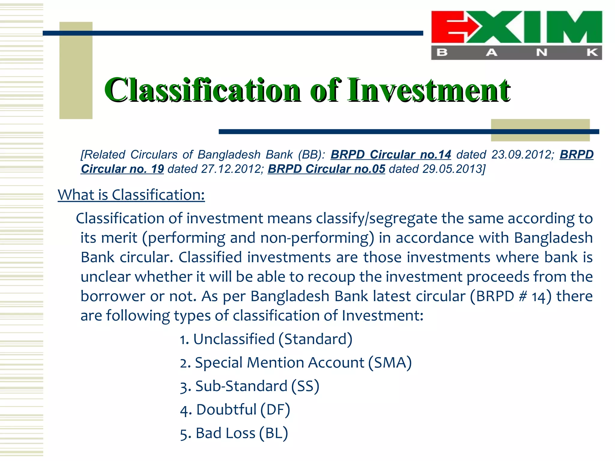 Rules of classification provision rescheduling_write-off | PPT