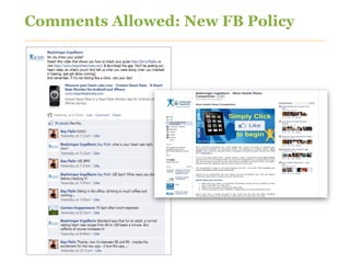 Comments Allowed: New FB Policy




33
 
