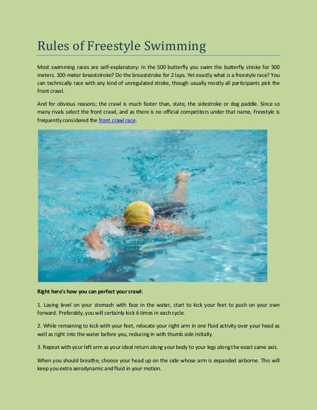 Rules Of Freestyle Swimming rules-of-freestyle-swimming