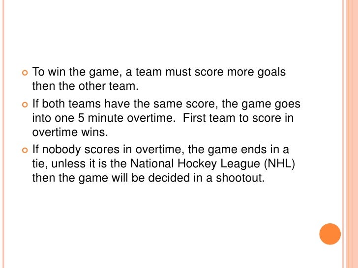 Rules of hockey pp
