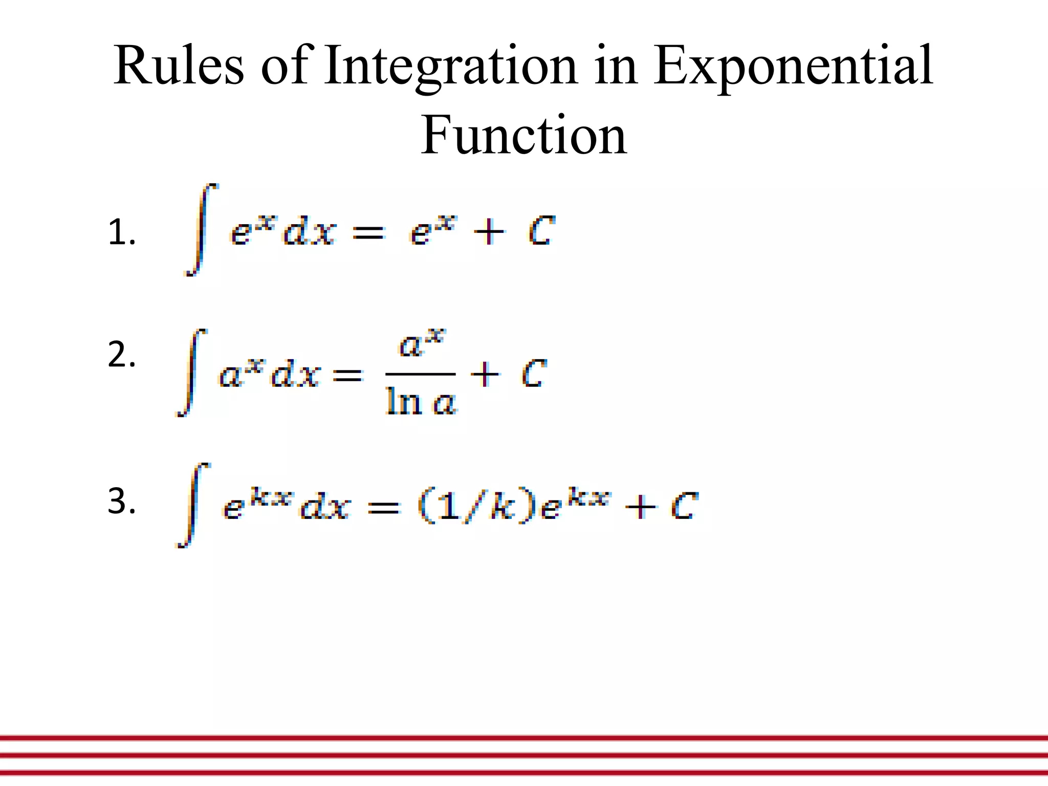 Rules of integration | PPTX | Physics | Science