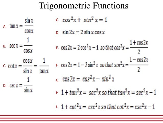 Rules of integration