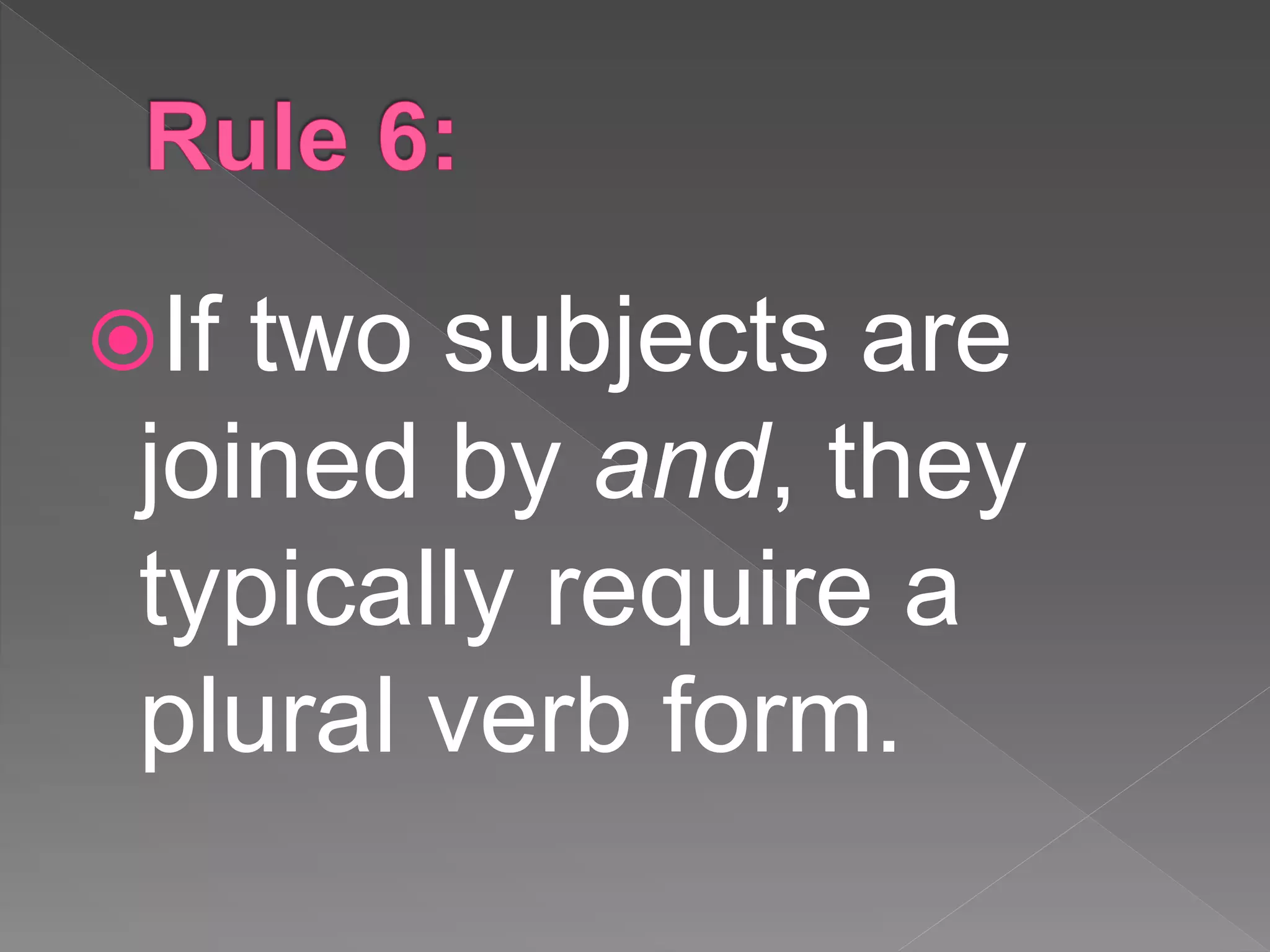 Rules Of Subject Verb Agreement Powerpointcraigslist Personals Topeka Kansas - xwcnaej