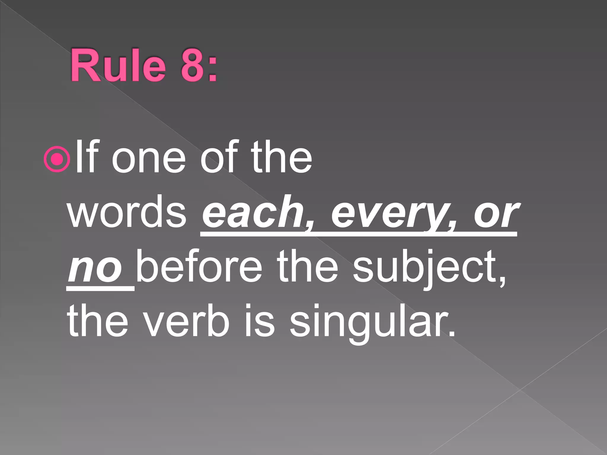 Rules Of Subject Verb Agreement Powerpointcraigslist Personals Topeka Kansas - isvmtby