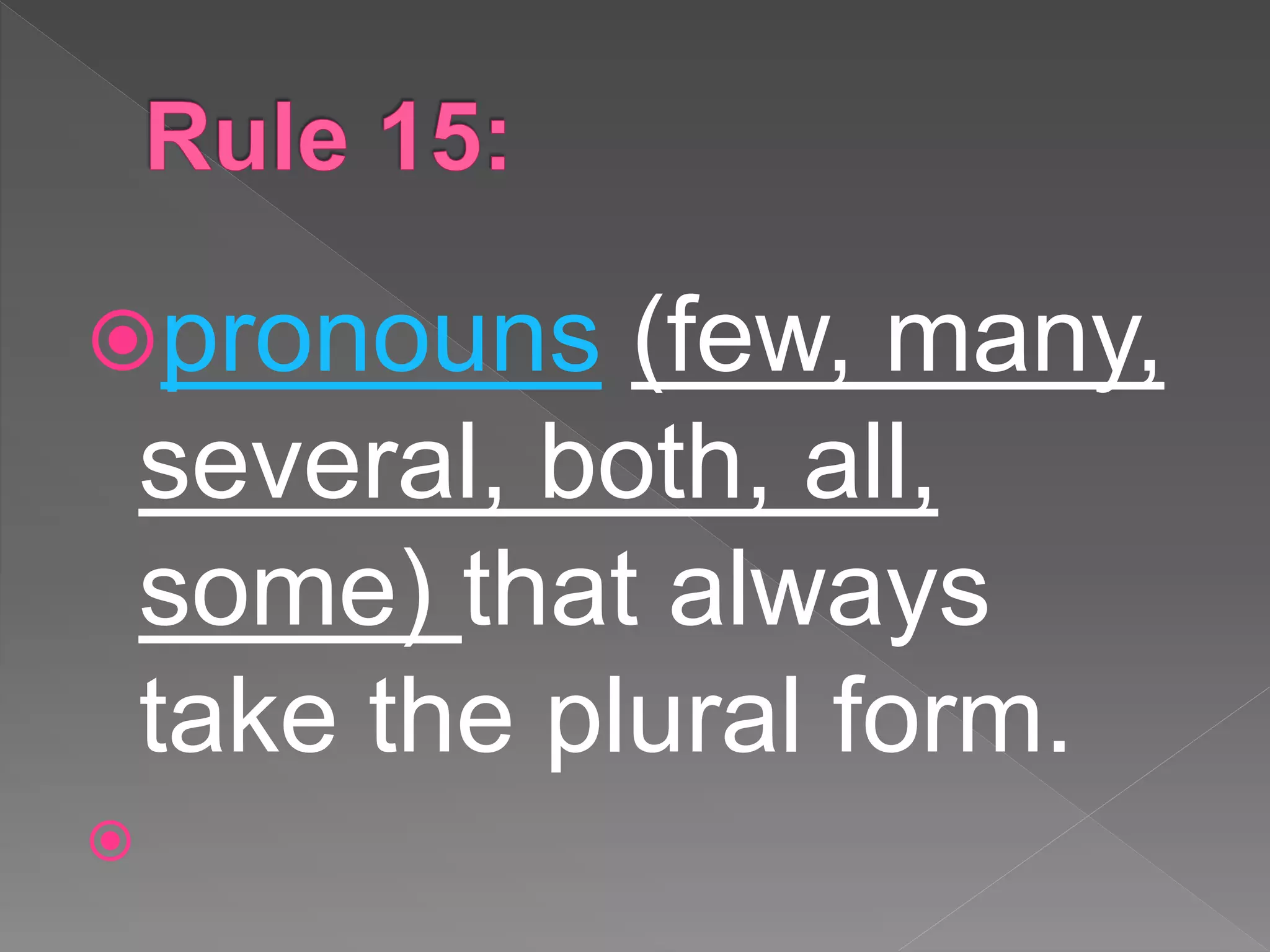 Rules Of Subject Verb Agreement Powerpointcraigslist Personals Topeka Kansas - hdl7yed