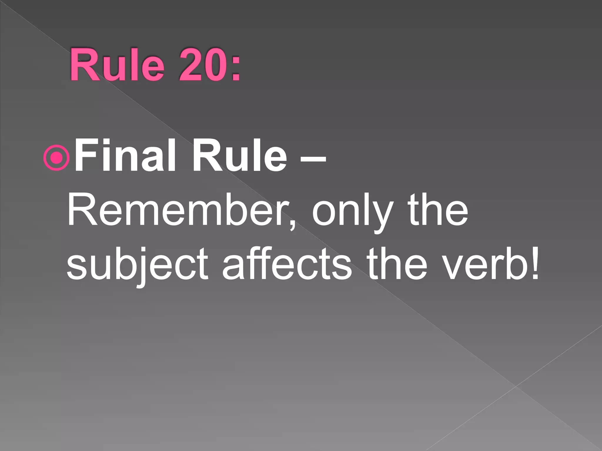 Rules Of Subject Verb Agreement Powerpointcraigslist Personals Topeka Kansas - bmgzj0u