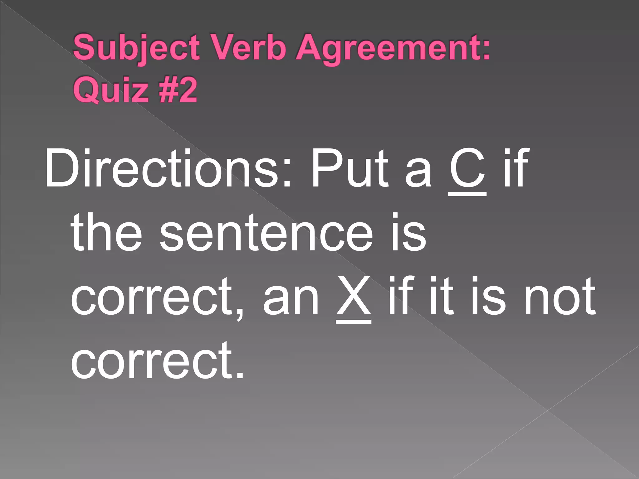 Rules Of Subject Verb Agreement Powerpointcraigslist Personals Topeka Kansas - ijniuhk