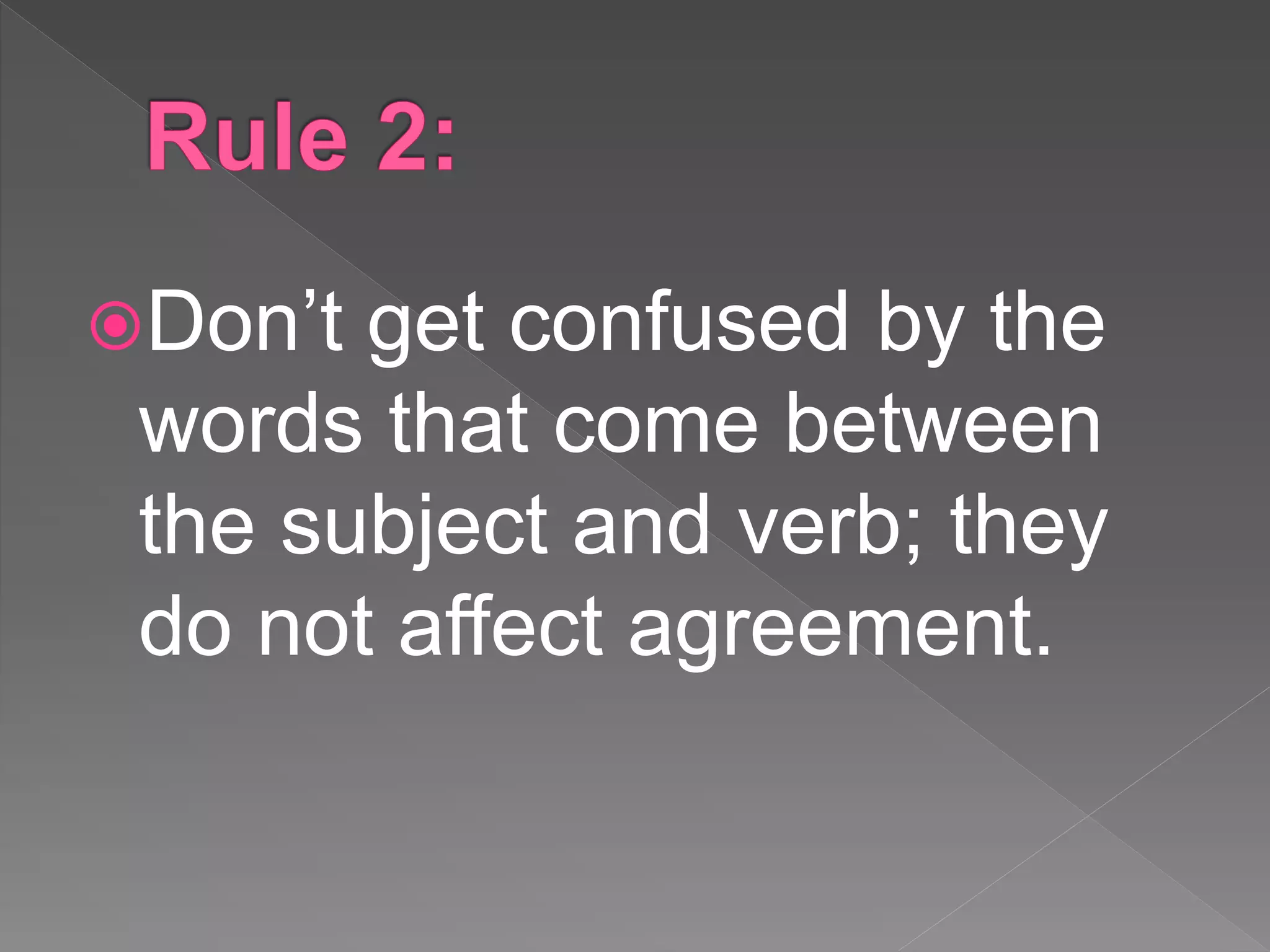 Rules Of Subject Verb Agreement Powerpointcraigslist Personals Topeka Kansas - 1jswmng