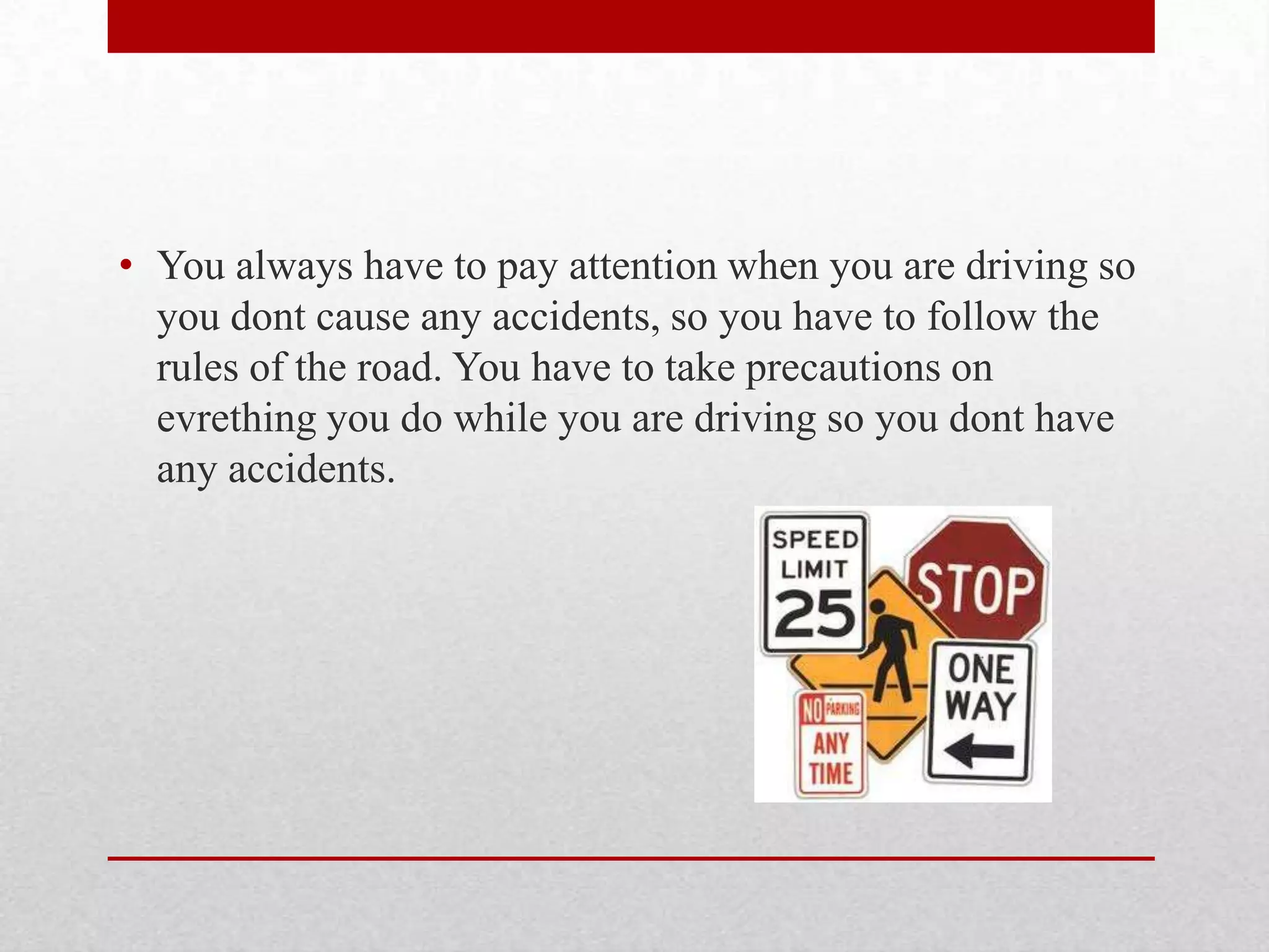 Rules of the road | PPTX