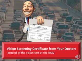 Rmv Color Vision Test Rules of the road vision test presentation | PPTX