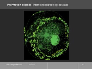 Information cosmos:  internet topographies: abstract 