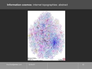 Information cosmos:  internet topographies: abstract 