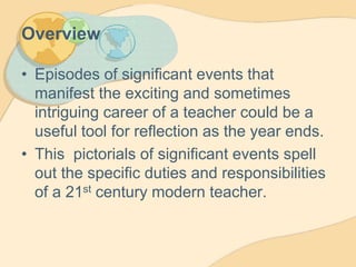 DUTIES AND RESPONSIBILITIES OF A TEACHER | PPTX