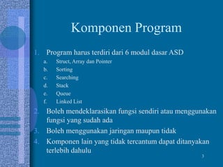 Rules tugas besar asd | PPT image.