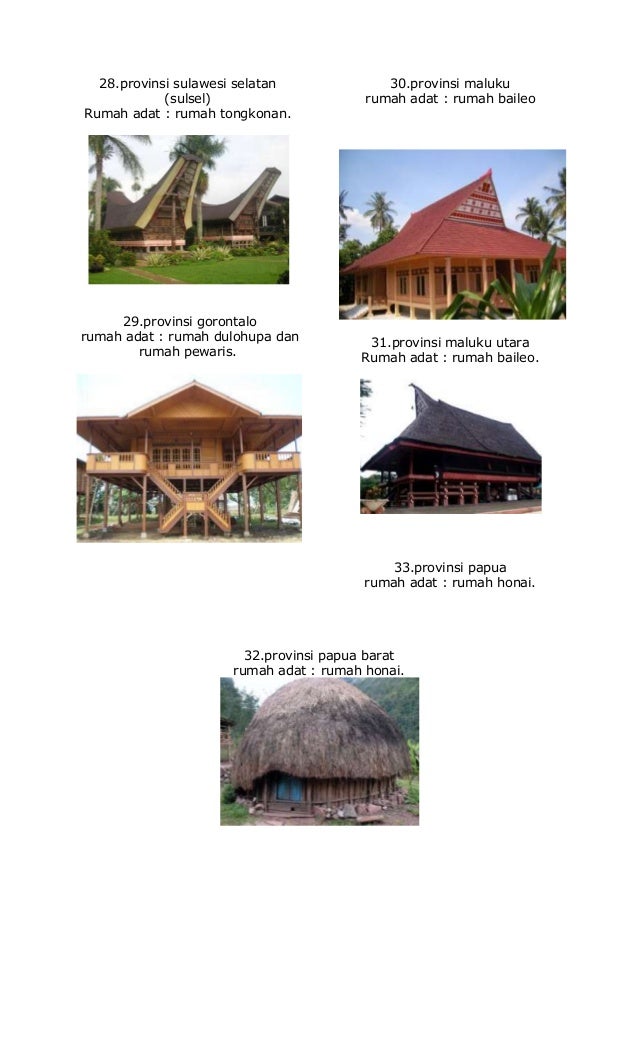 Rumah adat di indonesia
